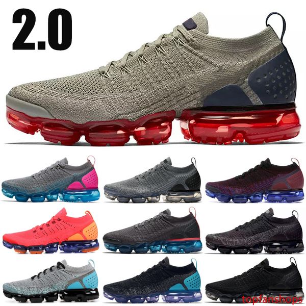 

2019 fly 1.0 2.0 knit running shoes men women neutral olive red black dark grey sports shoes designer sneakers