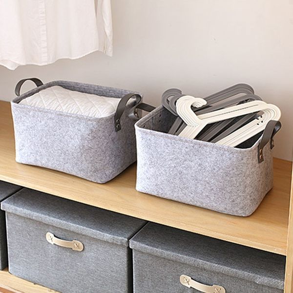 

foldable laundry basket felt toy book storage basket dirty clothes toys holder container deskliving room bathroom organizer laundry stor
