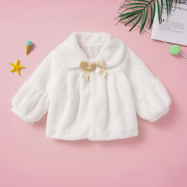 

kids girl coat white faux fur cape wrap shrug shawl wedding party winter baby coat children girls outerwear 1-6t h, Blue;gray