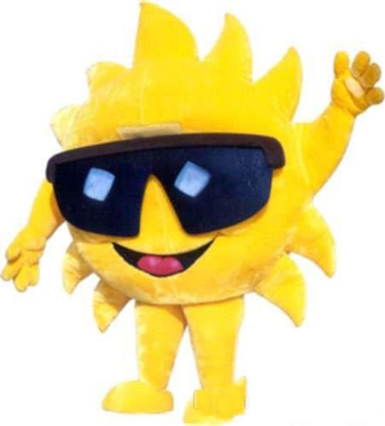 

2019 factory new yellow sun flower mascot costume size ing, Red;yellow