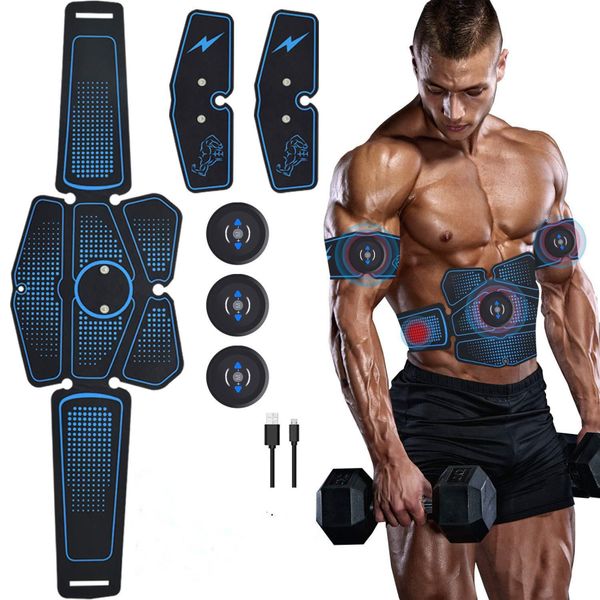 

abs abdominal muscle stimulator trainer set home gym fitness exercise equipment for body shaper muscles electrostimulator suit