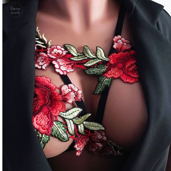 

лето черный танк топы новый выдалбливают backless женщин camis club wear v neck цветочные топы qz2109, White