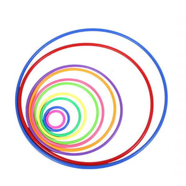 

10 pcs plastic hoop toy ring toss sensory play outdoor toys backyard park games for kids children sport activity