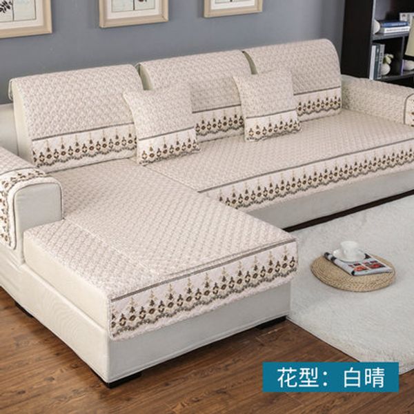

cloth sofa cushion, four seasons, slippery living room sofa cover, european style simple modern cushion full cover