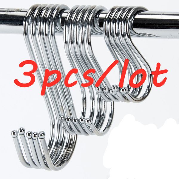 

3pcs/lot s shaped hooks kitchen hanger storage holders organizer household