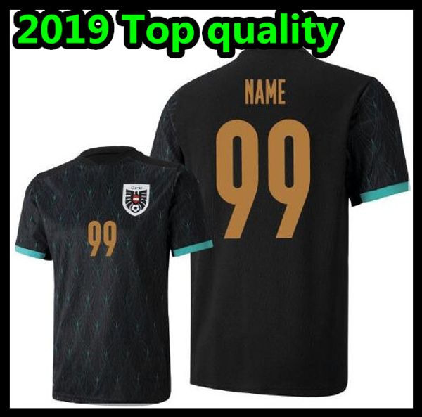 

2020 австрия футбол джерси 2020 алаба, арнаутович забитцер гриллич рукавом сборная далеко черный футбол рубашки, Black;yellow