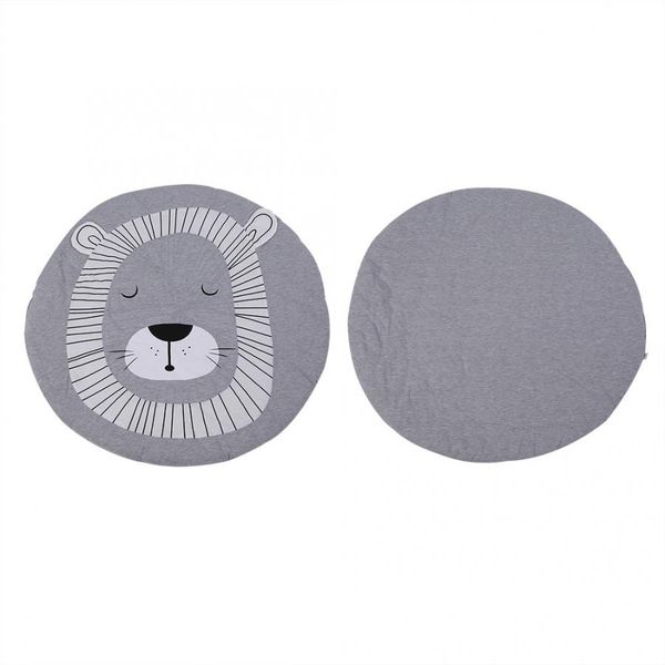 

cotton baby toddler play mat cartoon animal crawling blanket pad carpet mat round carpet rug toys children room decor