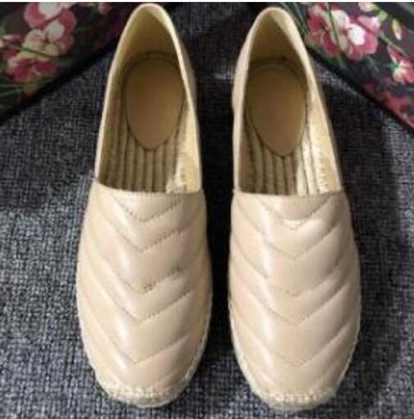 

2019ssic luxury women's leather canvas shoes fashion designer flat shoes loafers mountaineering fisherman's shoes loafers lls, Black