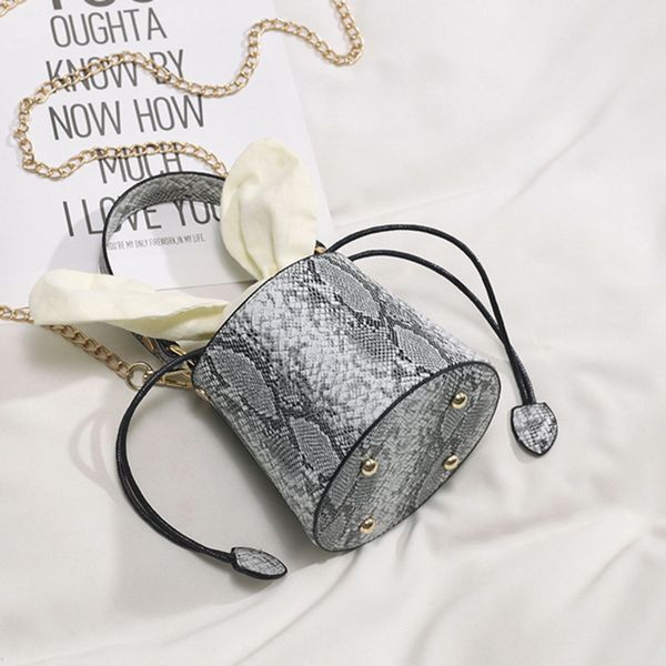 

bucket serpentine leather crossbody bags for women 2020 luxury handbags designer ladies hand chain tote shoulder messenger bag