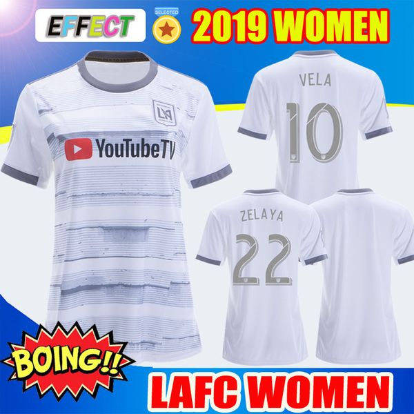 

Thailand 2019 LOS ANGELES LAFC Women Soccer Jersey 19/20 Carlos Vela 10# ROSSI ZELAYA 22# Girl 2020 Football Shirts Kit
