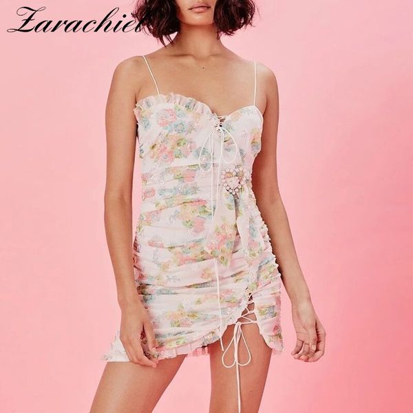 

2019 summer fashion sequined flower print dress 2019 women strap pearls heart button slim bandages asymmetrical mini dress, Black;gray