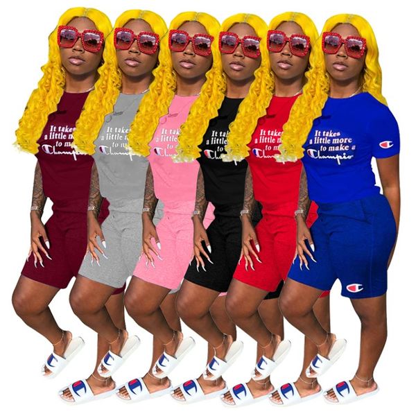 

Champion women port wear hort leeve outfit 2 piece et track uit jogging port uit hoodie legging outfit weat hit tight port uit 430