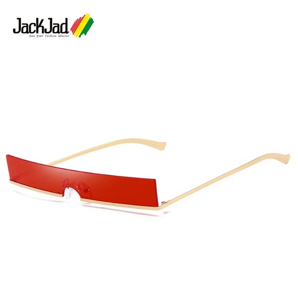 

jackjad 2020 fashion modern future concept style sunglasses women cool rectangle brand design sun glasses 1658, White;black