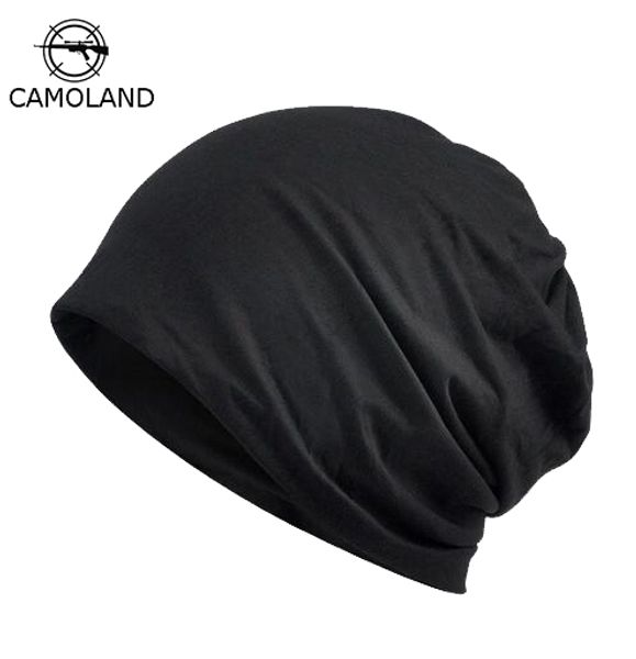 

2019 casual beanie men women spring summer lightweight thin hat helmet liner cotton face mask sports cycling hat breathable