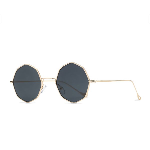 

dave 2020 time-limited round sunglasses women vintage metal female sun glasses small eyewear steampunk mirror, White;black