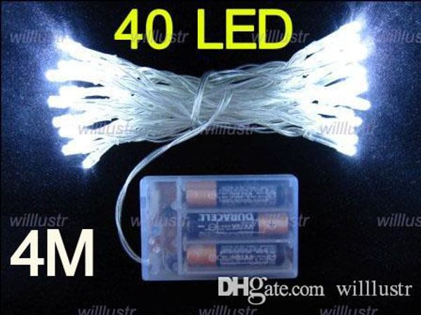 

светодиодные строки 4м 40 свет вспышки света праздничное освещение партия led гирляндой свадебные украшения лампы 4 метра партия рождественс