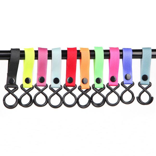 

baby stroller accessories plastic baby car carriage hook colorful magic stick hook pram pushchair hanger hanging drop shipping
