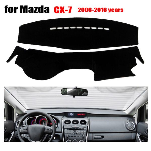

rkac car dashboard covers mat for cx-7 2006-2016 left hand drive dashmat pad dash covers instrument platform accessories
