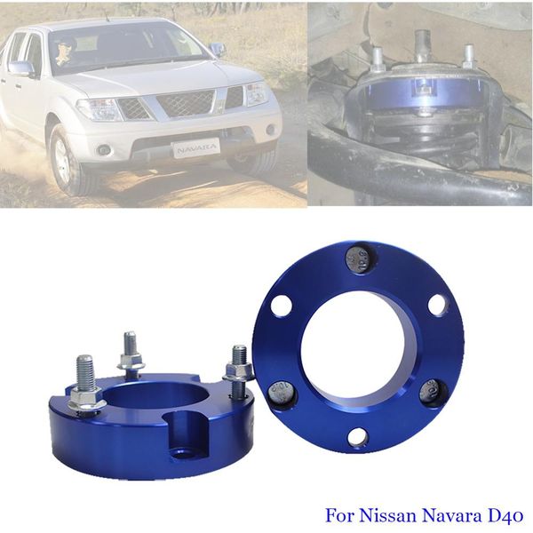 

front suspension lift up kits for nissan navara d40 2005 2006 2007 02008 2009 2010- 2014coil strut shocks absorber spacers spring raise
