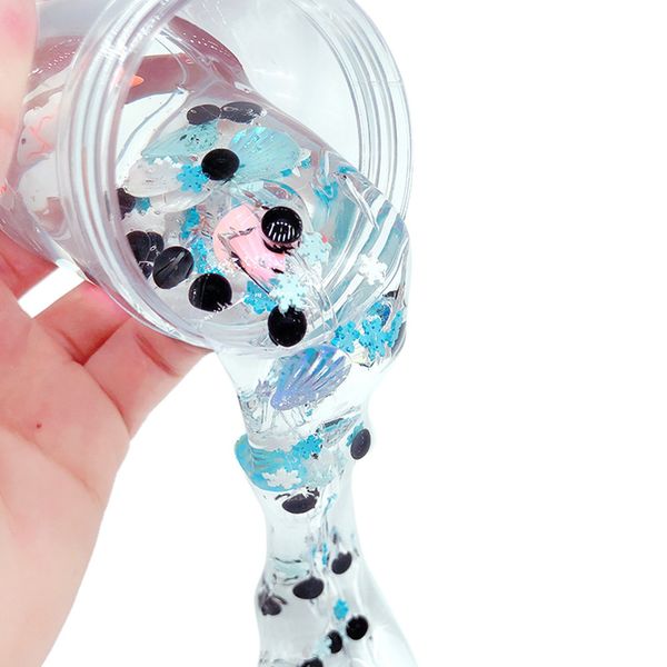 

120ml ocean dolphin mixing cloud slime putty scented stress kids clay toy sludge toys 2018