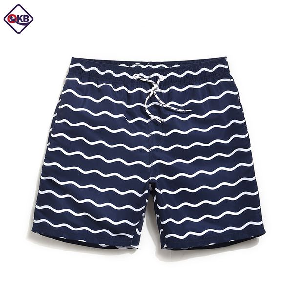 

qikerbong men beach shorts board trunks shorts casual quick drying male swimwear swimsuits bermuda casual active, White;black
