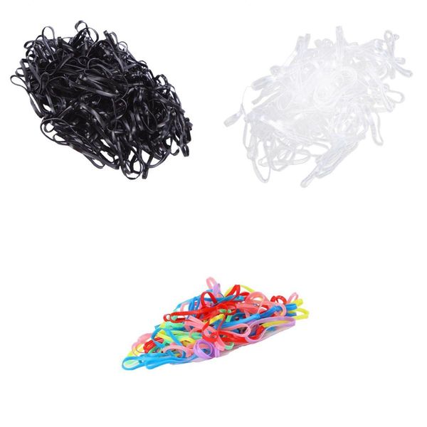 

300 pieces elastic rubber bands, Brown