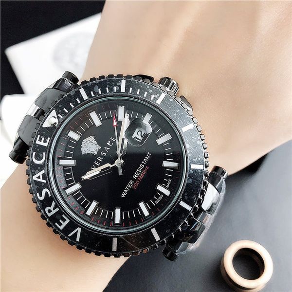 

топ-бренд мужских часов модельера швейцарских часы черного бизнес кварцевых наручные часы мужская ATMOS часы Часы Hombre Montre люксусная