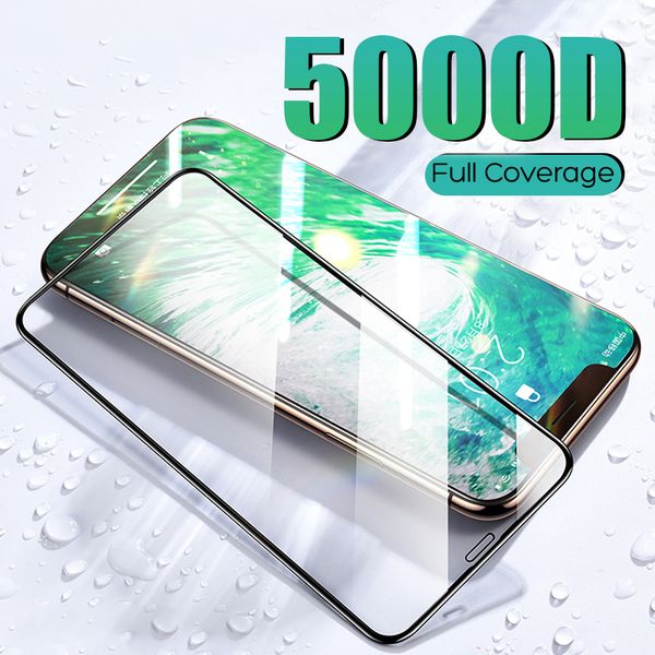 

5000d full cover screen protector glass for iphone 11 pro x xs max xr se 2 2020 tempered glass for iphone 10 8 7 6 6s plus glass