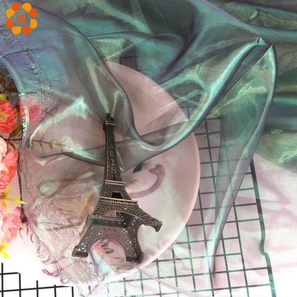 

100cm*150cm iridescent tulle tablecloth fabric backdrops for diy baby shower theme wedding mermaid party tablecover decorations