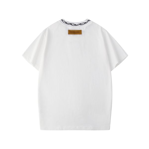 

20 / vl италия мужчины роскошь марки классического tshirt дизайнер дикой продажа рубашка качества воздух высоких летние рубашки вышивка хлоп, White;black