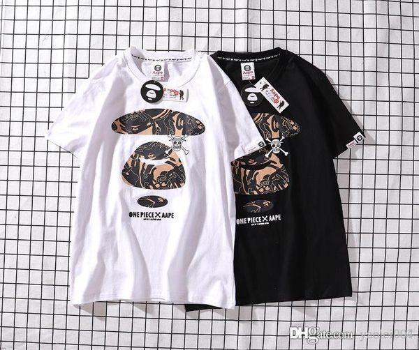 

высокое качество лето марка мода футболка горячий штемпелевать один кусок печать t-рубашки роскошные пара дизайнер рубашка интернет распрода, White;black