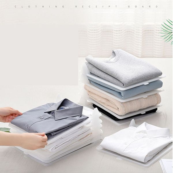 

10pcs closet organizer fast clothes fold board clothing organization shirt folder travel backpack t-shirt document home closet