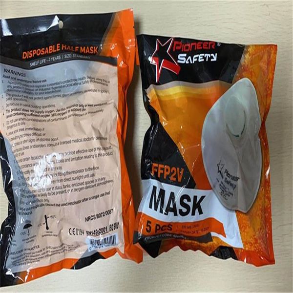 

fast shipping pioneer ffp2v kn95 respiratory protection n95 mask ffp2 mask anti dusk protective masks 20 pcs = 1 pack