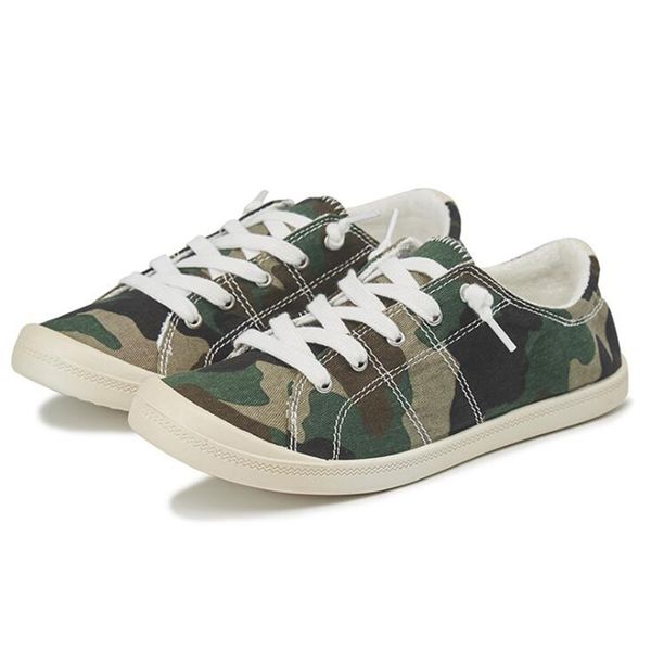 

fashion new women's canvas shoes breathable outdoor casual shoes womens trainers zapatillas mujer camouflage women's fa206, Black