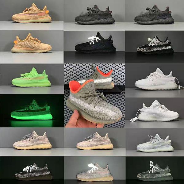 

2020 детский канье уэст версии v2 серый yezzys yezzy 350 резинки льняной з. ы болотную гарь фонарь syntrf земле гарь reflectika32#, Blue;gray