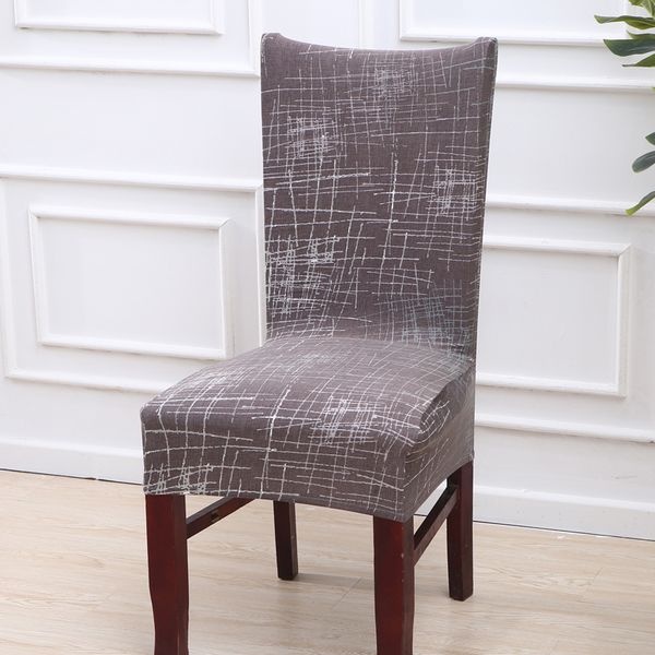 

striped dark gray office chair covers spandex for dining room wedding banquet seat cover chair slipcovers stretch elastic