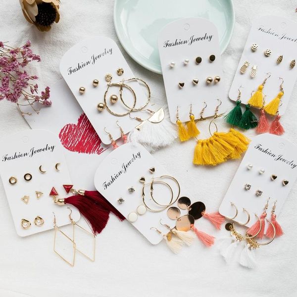 

европа и америка популярные ornament горячий продавать богемный стиль универсальный цветок кисточкой серьги женщин, Silver