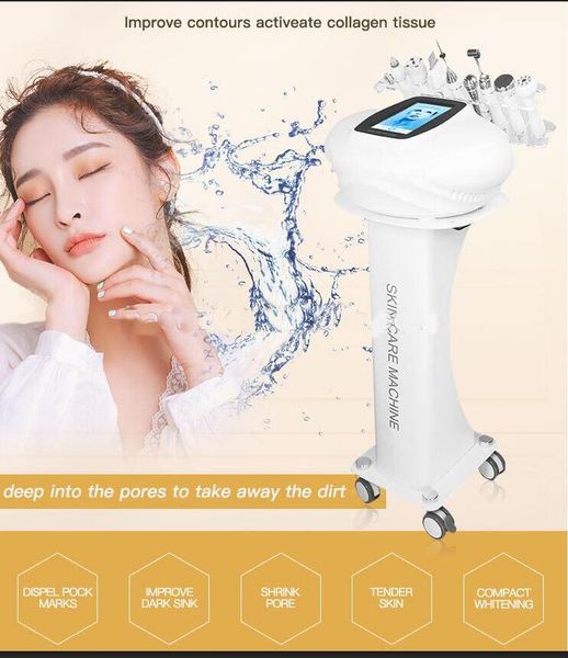 

горячее качество продавца высоты многофункциональный 8 в 1 ультразвук ion микротоковой spa оборудования для подтяжки лица и deep clean