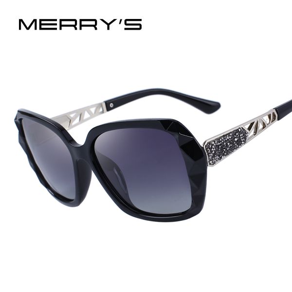 

women classic polarized sunglasses uv400 protection s'6130, White;black
