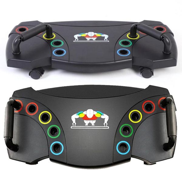 

multifunctional 5 in 1 push up rack board men women comprehensive fitness exercise push-up stands body building training system