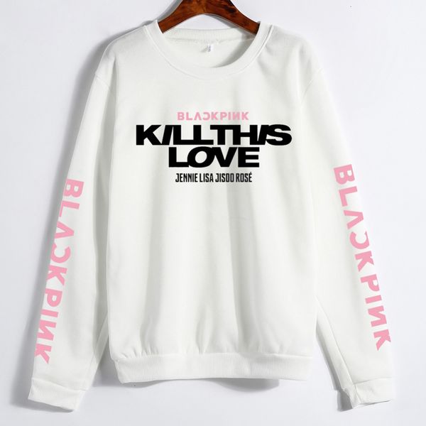 

young tree lovers clothes korean black pink kill this love letters sweatshirt man woman pullover sudadera mujer