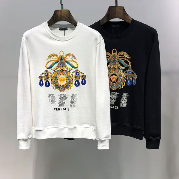 

mens versace мужская дизайнерская роскошная повседневная зимняя одежда новые мужчины опрятный стиль аристократический удобный печатный женск, Black