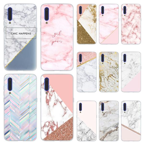 

fashion soft tpu phone case cover for coque xiaomi redmi 4x 4a 6a 7a y3 k20 5 plus note 8 7 6 5 pro color pink and aqua marble