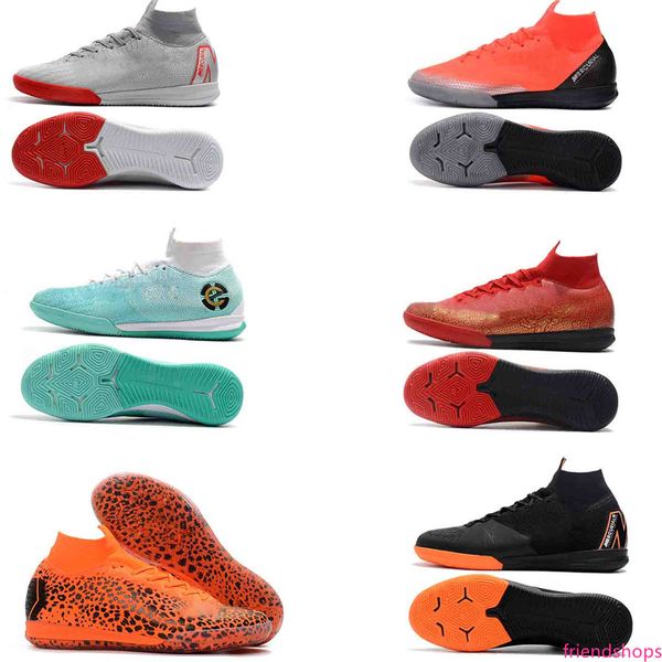 

original indoor mercurial superfly superflyx kj vi 360 elite ronaldo cr7 ic tf mens women boys soccer shoes cristiano football boots