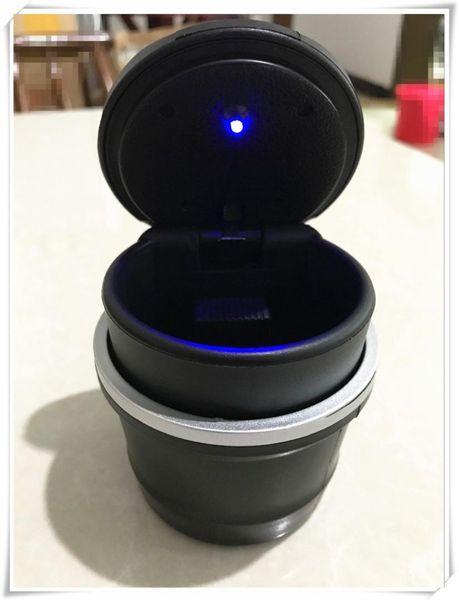 

new style car styling ashtray blue led light for 370z note qashqai x-trail t32 car accessories
