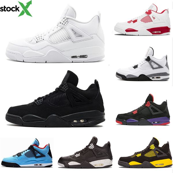 

new travis scotts cactus jack raptors mens basketball shos 4s men pure money royalty bred travis fashion men sports sneakers designer