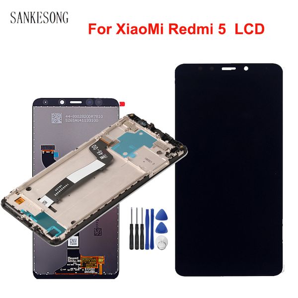 

5,7" качество для xiaomi редх 5 ок-экран digitizer ассамблея замена для редх 5 lcd + рамки и инструментов