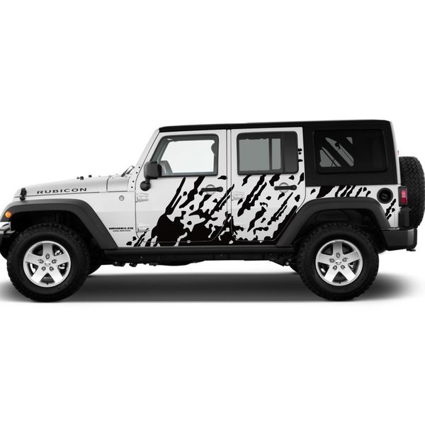 For Jeep Wrangler Rubicon Or Sahara 4 Doors Accessories Decals