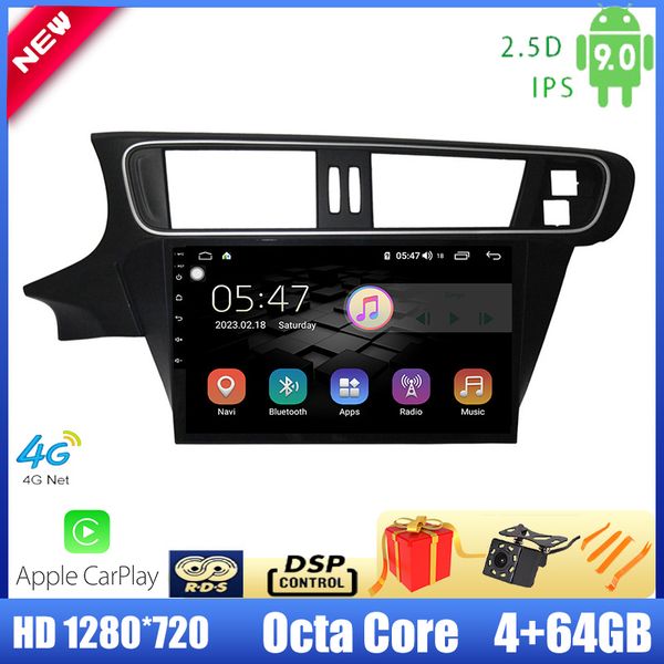 

driwuzz для c3-xr 2014 car radio multimedia player 10.1 '' android 9.0 stereo окта ядро 4g carplay dsp 2.5d ips bt tpms автомобиля dvd