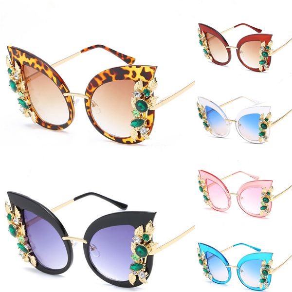 

retro fashion big square sunglasses with diamond round frame sun glasses for women mirror sunglasses flat outdoor eyewear es57055 #958051, White;black